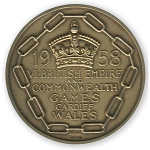 1958 British Commonwealth Games in Cardiff, Participation Medal…