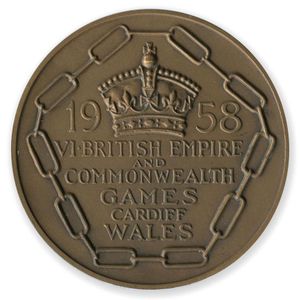 1958 British Commonwealth Games in Cardiff, Participation Medal…