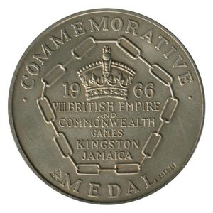 1966 Commonwealth Games in Jamaica, Silver Participation Medal…