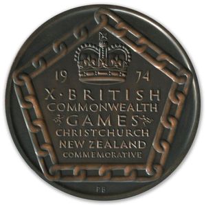 1974 Commonwealth Games in Christchurch, Participation Medal,…
