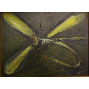 Kevin Charles (Pro) Hart (1928-2006), Dragonfly, oil on…