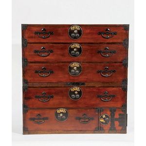 Isho Dansu Kimono Chest - Early Meiji Period 19thC Isho Dansu Kimono Chest - Early Meiji Period 19thC