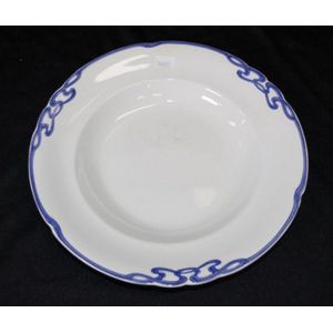 Villeroy & Boch Art Nouveau soup plate blue and white…