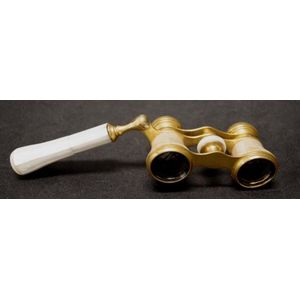 Early mother of pearl cased French opera glasses with mother of…