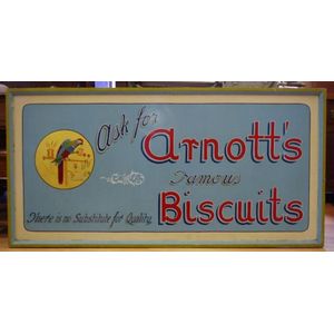 Arnotts famous biscuit advertising sign from a Woy Woy NSW…