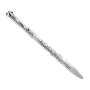 A Tiffany & Co. T clip ball point pen; in sterling silver