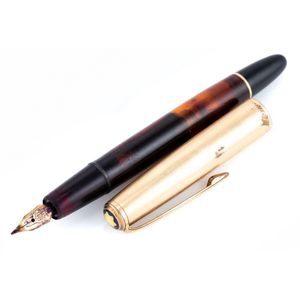 A vintage Montblanc Masterpiece fountain pen, with transparent…