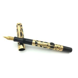 Conklin crescent filler pen with gold filigree overlay & floral…