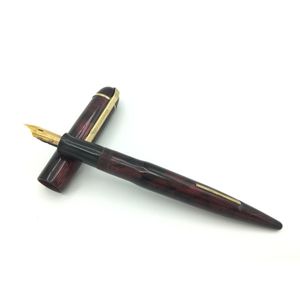 Eversharp Skyline lever filler pen in red colour with moire…