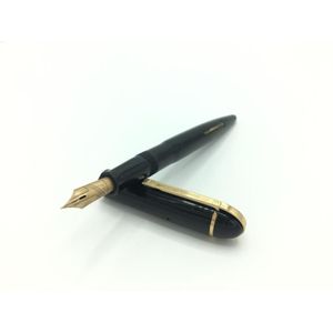 Eversharp Skyline lever filler pen in black colour, nib marked…