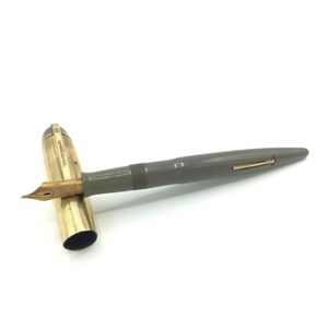 Eversharp Skyline lever filler pen in grey colour 14K gold…