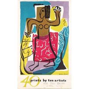 Gallery advertising poster '40 Prints By Ten Artists, Peter…