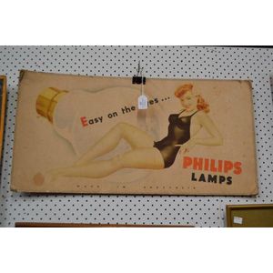 Easy of the eyes, Philips Lamps Australia, advertising poster,…