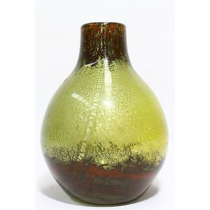 A Muller Freres rare Art Deco vase c.1910, a boule shape vase&hellip;