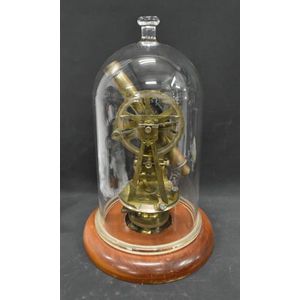 A Tornaghi & Co, Sydney brass theodolite, on timber stand,…