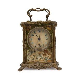 Edwardian Mantle clock c1900. Architectural design