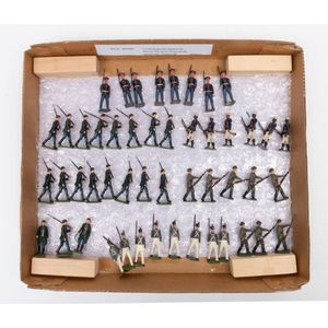 Britains 54 mm hollow cast lead - assorted foreign troops,…