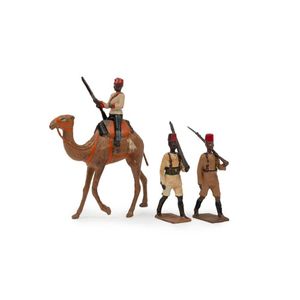 Britains 54 mm hollow cast lead - Kings African rifles soldiers…