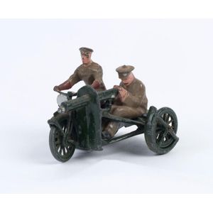 Britains motor machine gun Corps, motorcycle with machine gun…