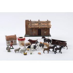 Poulty; also sundry items including milk churns, hay stack and…
