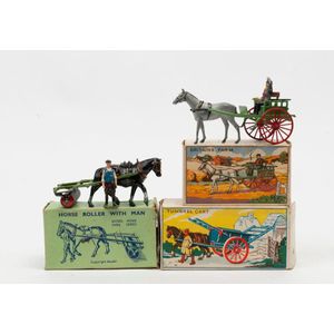 Britains boxed Agricultural transport comprising Tumbrel cart,…