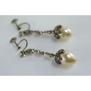 Vintage Silver Screw Earrings - Earrings - Jewellery