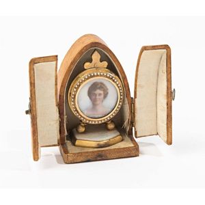 An Australian portrait miniature by Edward Fischer, Geelong,…