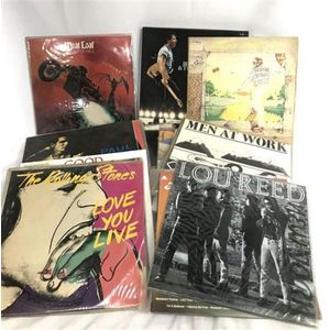 A collection of 30 vinyl LP's including, T.Rex Bolan Boogie,…