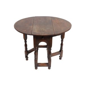 Dropside table, early, 19th century, oak gateleg with single…