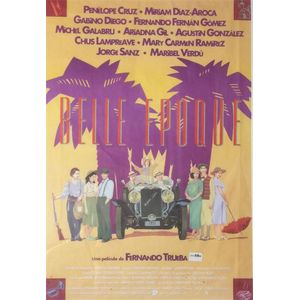 A Belle Epoque 1992 movie poster, French Version, silkscreen,…