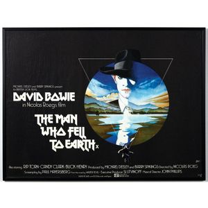 David Bowie, The Man Who Fell to earth, vintage UK quad movie…