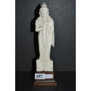 Carved ivory Oriental Buddha - price guide and values