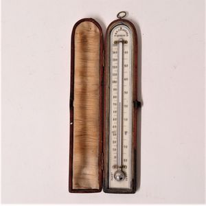 Rare Excellent condition Made by Alfa Separator Praha XII Antique  Vintage Mercury Thermometer Czechoslovakia