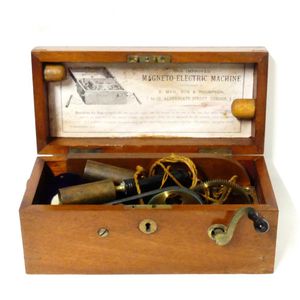 A Victorian period medical 'Magneto-Electric Machine…