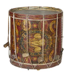 The Duke of Wellington drum, it is reputed that the drum was…