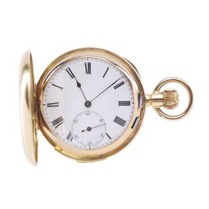 18ct Gold Quarter Repeater Pocket Watch with Roman Numerals - Watches ...