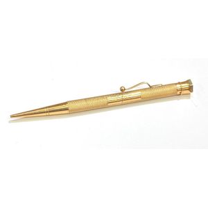 Antique and vintage gold and gilt propelling and other pencils