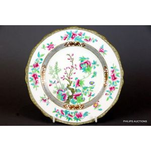 English Indian Tree Pattern Plates, 19th Century (or 