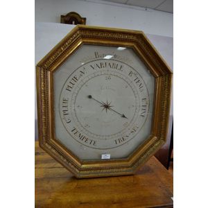 Antique French Victorian Era Hand Carved 23.5 Wall Barometer & Thermo –  Antiques & Uncommon Treasure