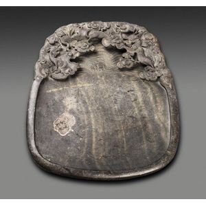 Unique Old Chinese Ink Stone Well Hand Carving hot Fist Ink Slab Mark