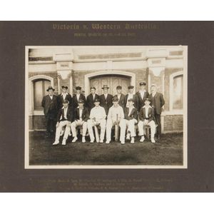 1922 Victorian Team vs Western Australia Photograph Sporting