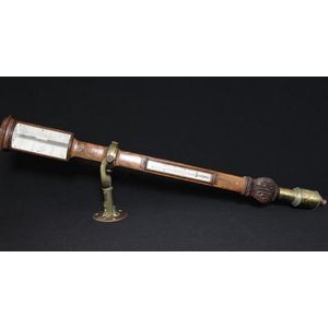 An early 19th century gimbal brass mounted rosewood ship's…