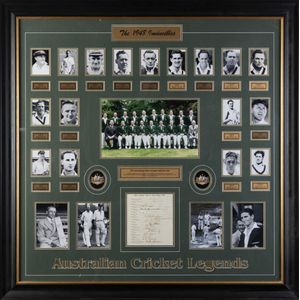 1948 'The 1948 Invincibles - Australian Cricket Legends'…