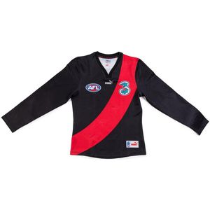 Essendon James Hird's 2007 long-sleeves jumper with 'AFL' & '3'…