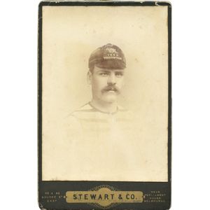 South Melbourne Cabinet card photograph of Peter Burns wearing…