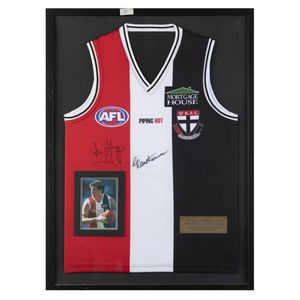 St Kilda St Kilda football jumper signed by 2004 captain Lenny…