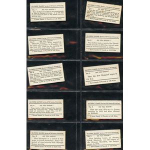1952 Helsinki Olympics: 1952 Britsh Automatic Co. complete set…