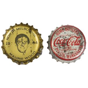 1964 Coca-Cola bottle tops 'VFL Footballers'. Poor to Fair…