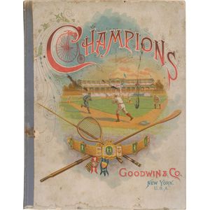 Cigarette & Trade Cards: Goodwin & Co. 'Champions' rare 'A36'…