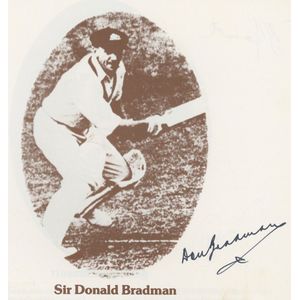 'The Greats of '48' booklet with 16 signatures including Don…